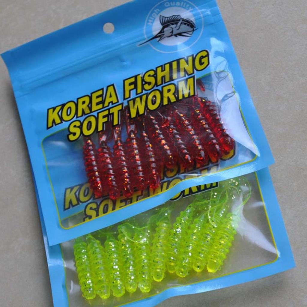 Buy SX 10PCS Fish Baits Soft Fishing Lures Artificial Bait Artificial