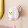 Suction Cup Toothbrush Holder Waterproof Cute Cartoon Bird Shape Simple Installation Bathroom Toothbrush Storage Rack