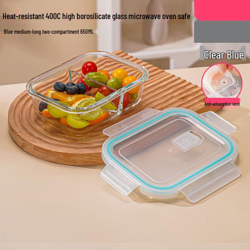 RuHan Glass Microwave Lunch Box Set