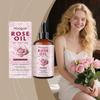 2025 Rose Oil for Face & Body - Organic Cold-Pressed Rose Oil for Skin, Hair & Nails | Vegan & Cruelty-Free Moisturizing Oil for Daily Use