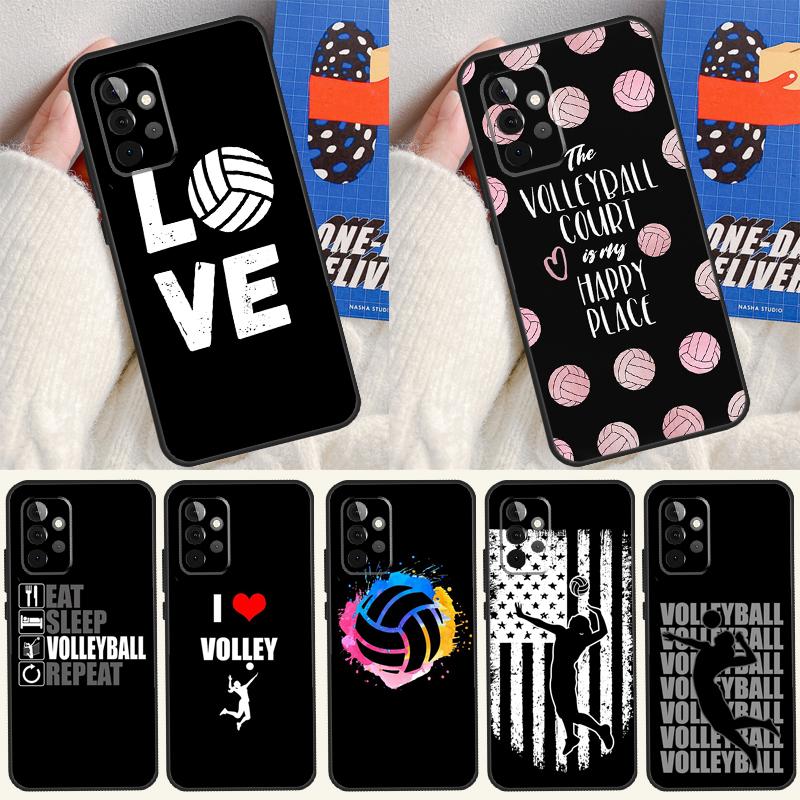 Volleyball For Samsung Galaxy A52S A33 A53 A73 A12 A22 A32 A52 A72 A21S A71 A51 A70 A50 Phone Case