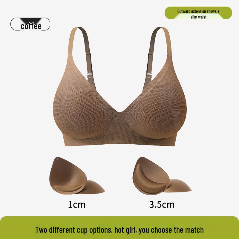 

Thickened Cartoon Bra for Small Chest: Seamless Push-Up with Beautiful Back M (34/75ABC)