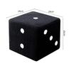 Lamb Wool Velvet Dice Stool Ottoman