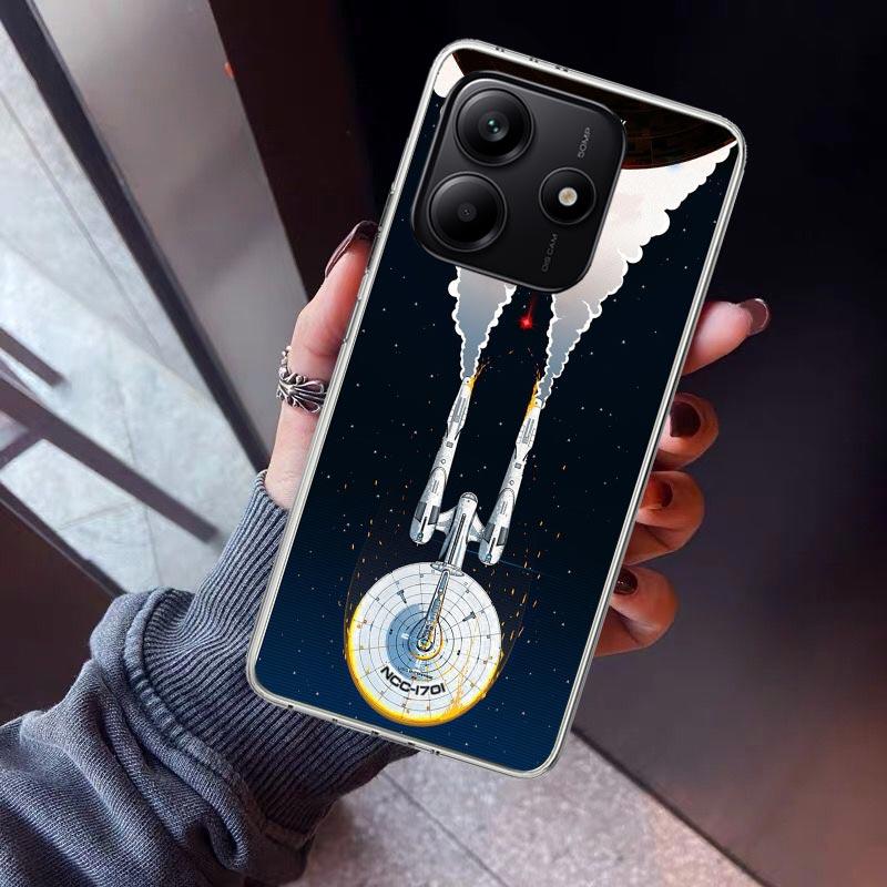 Star Movie T-Trek Phone Case For Xiaomi Redmi Note 10 11 12 13 14 15 Pro Plus 11S 12S 14S 11T 11E 10S Soft TPU Back Cover Redmi