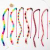 1PC Funny Cat Toy Caterpillar Cat Teaser Wand Interactive Toys   Feather Colorful Rod Teaser Wand Pet  Supplies