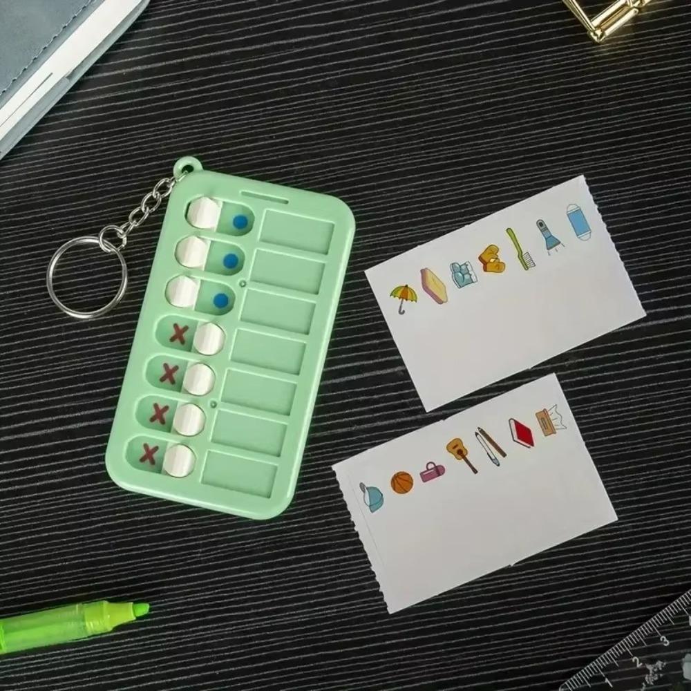 Detachable Memo Board Keychain Plastic To Do List Simple Daily Planner Board