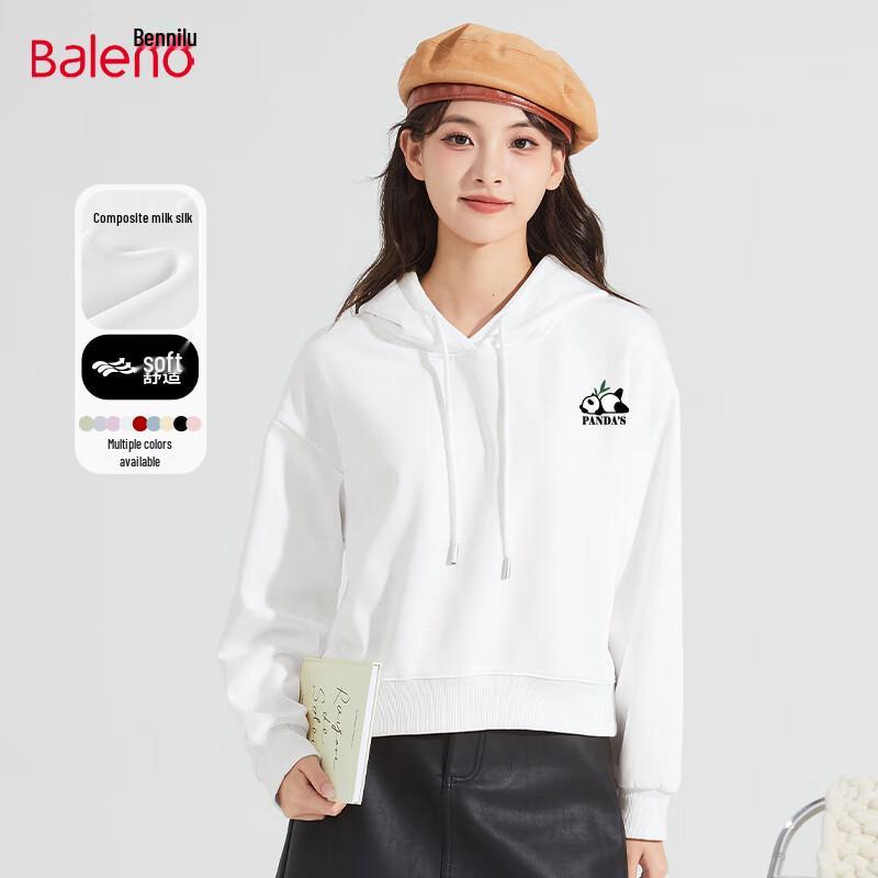 Baleno Women's Loose Fit Cropped Hoodie