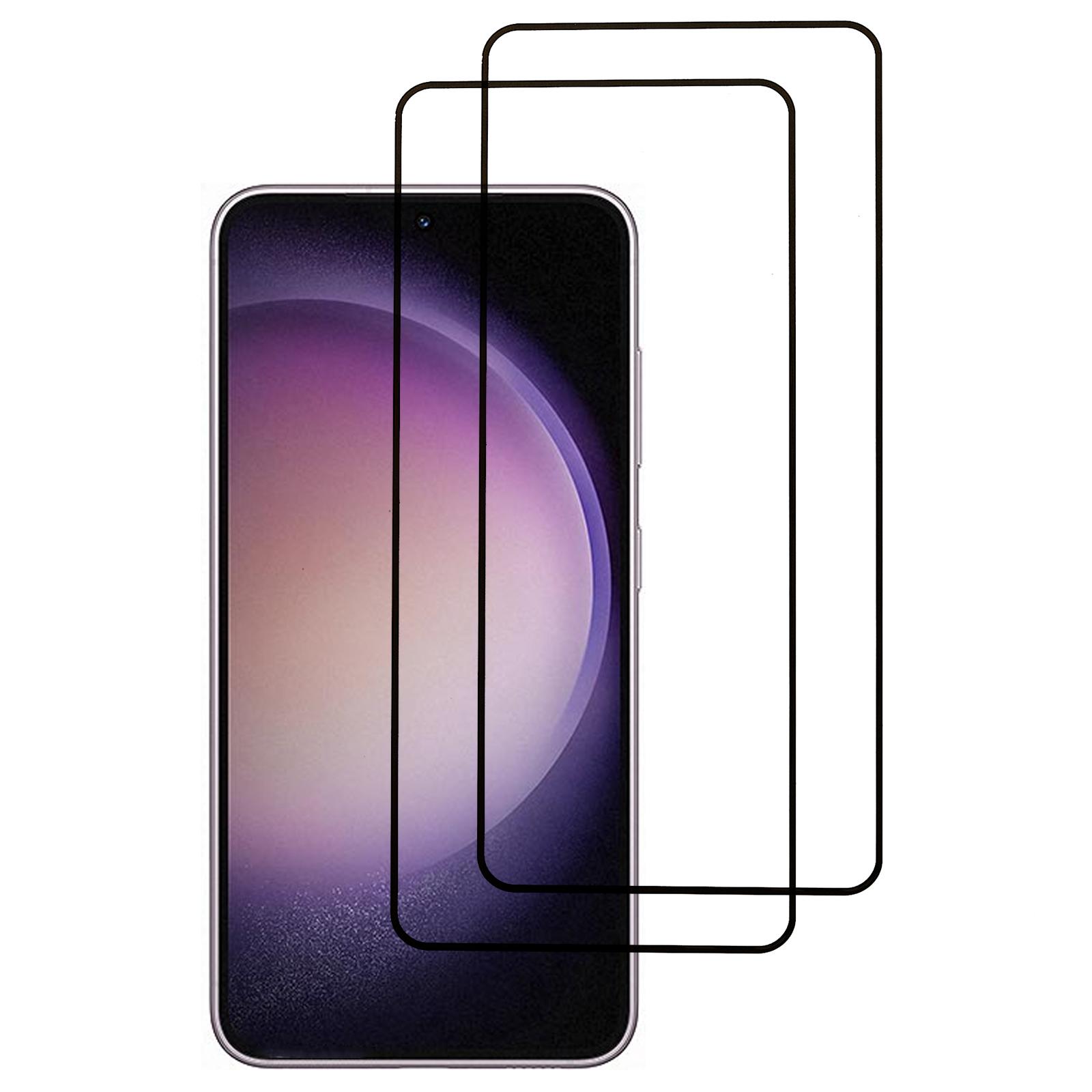 

2Pcs For Samsung Galaxy S23/S22 5G Screen Protector Silk Printing 0.3mm HD Clear Tempered Glass Film A