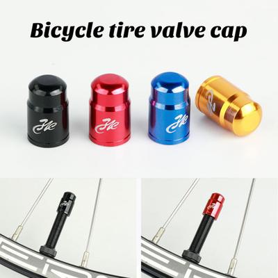 2Pcs Bike Tire Valve Stem Caps Dust-proof & Leak-proof Tire Air Valve Aluminum Alloy Cover Universal for Mountain Bikes Road Bike Motorcycles Bicycles