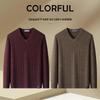 Montagut Men's Wool Blend V-Neck Knit Pullover