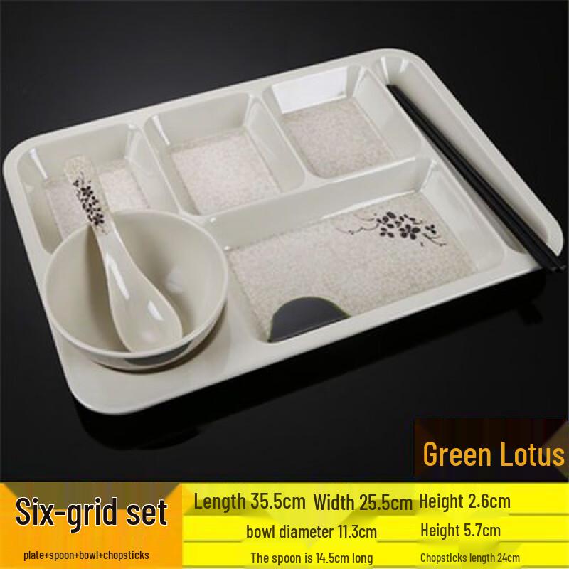 Jijun Melamine Commercial Dinner Plate Set