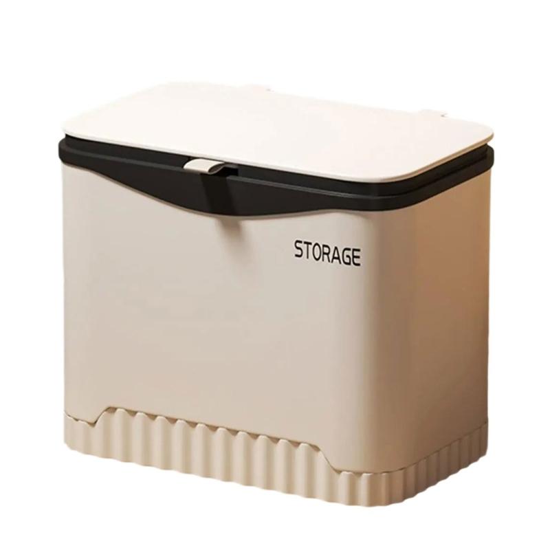 Durability Plastic Waste Container With Modern Look Feet Wheel Perfect For Household Cleanliness In Various Indoor Space