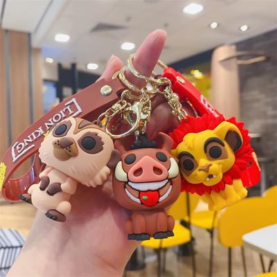 Chaveiro Criativo Desenho Animado Fofo Chaveiro Moderno Cool Pingente Animal Bolsas Masculinas e Femininas Acessórios para Presente
