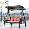 In-Stock Outdoor Hanging Swing Chair: Waterproof Wrought Iron Reclining Rocker for Balcony, Courtyard, or Garden