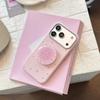 Ins Wind Smudged Star Bracket Is Suitable for Apple 17pro Mobile Phone Case Iphone16 Small Fresh 15 Soft 13 Glitter