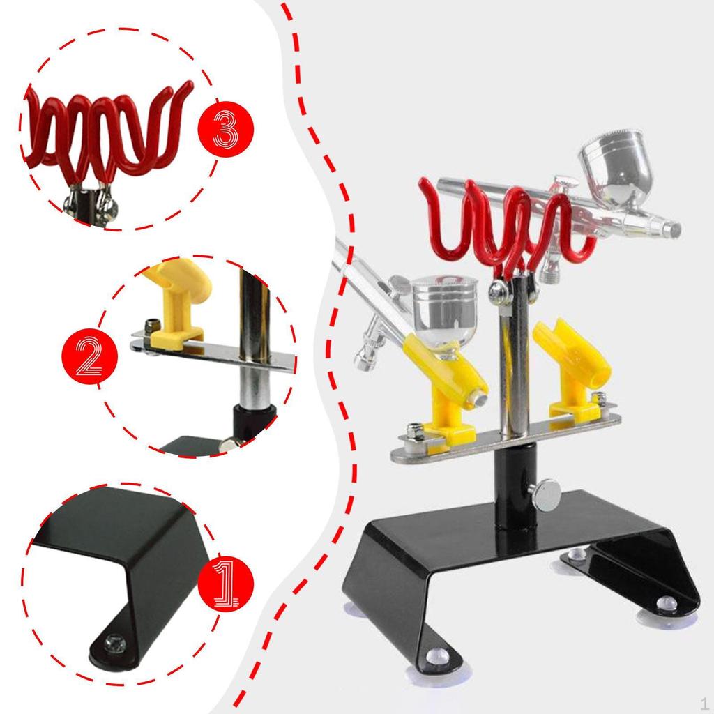 Suport Model Stand Instrument Vopsea Spray pentru Masă Universal Robust Suportă până la 4 es Montare pe Masă