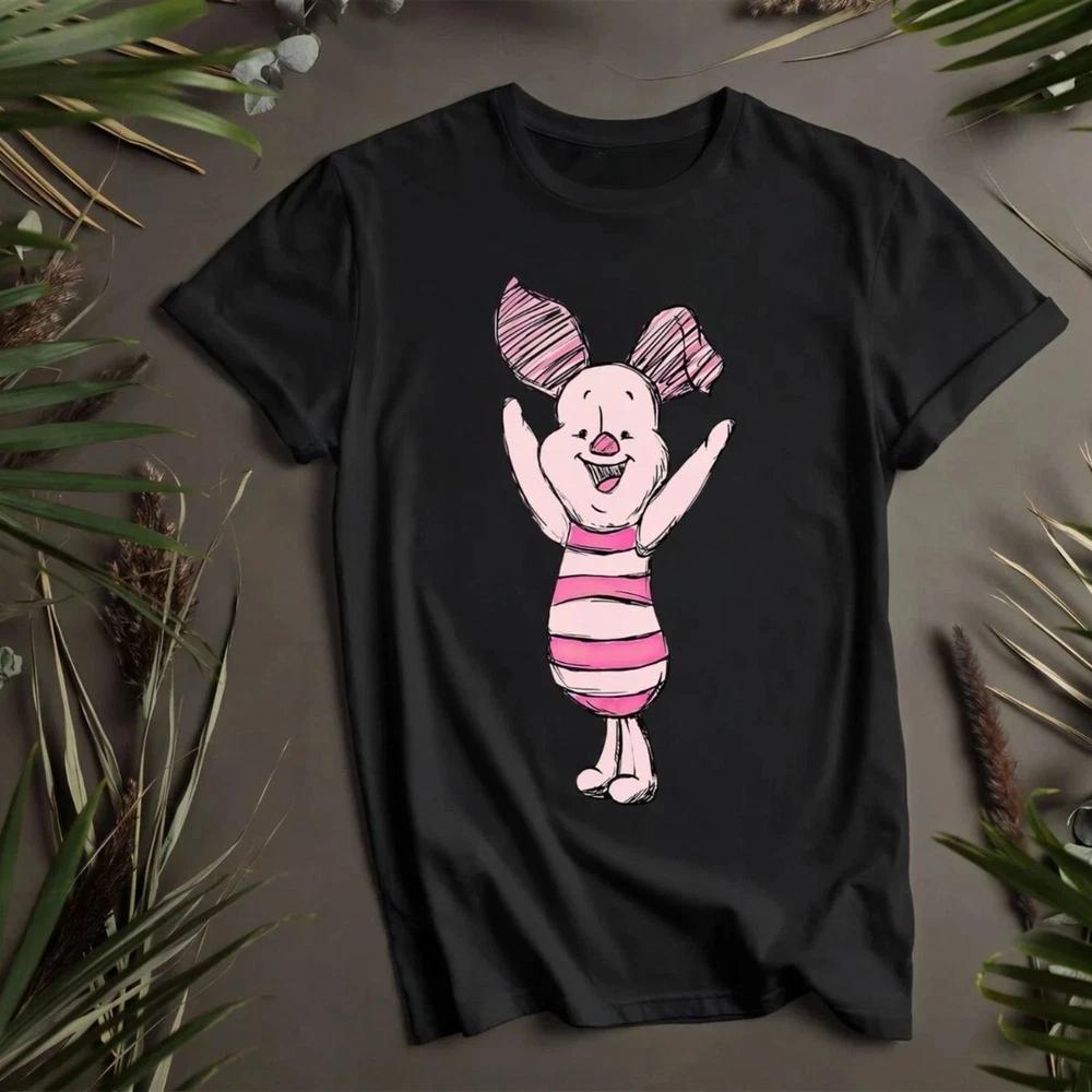Piglet And Pooh Basic White T Shirt S