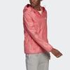 adidas Floral Print Slim Fit Hooded Jacket Women Outerwear Magenta GQ0617