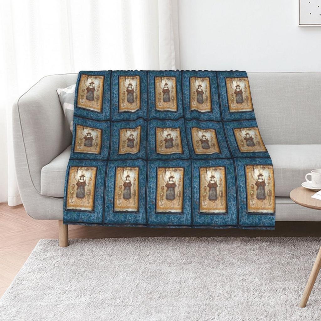 El Santo Nino De Atocha Throw Blanket Tourist Decorative Throw Cosplay Anime For Winter Travel Hair Blankets
