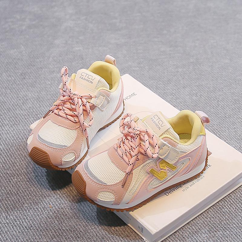 Korean Running Shoes for Kids: 2025 Spring/Autumn Fashion Sneakers for Medium and Large Girls and Boys