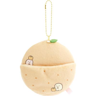 MV46101 Sumikkogurashi Collectie Fruit Salon Mini Pluche Speelgoed, Oranje