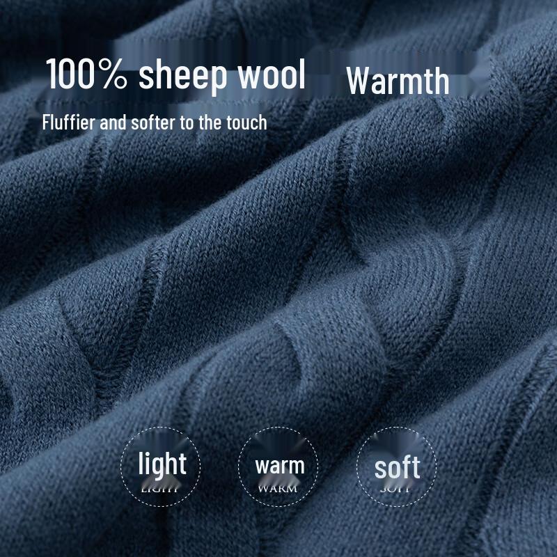 U.S. Polo Assn. Men's Pure Wool Crew Neck Sweater