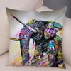 Home Decor Abstract Street Art Animal Cushion Cover Graffiti Gamepad Sofa