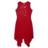 Kids Girls Lyrical Modern Contemporary Dance Dress Ballet Leotard Dress Cut Out Front Backless Mesh Tulle Skirt