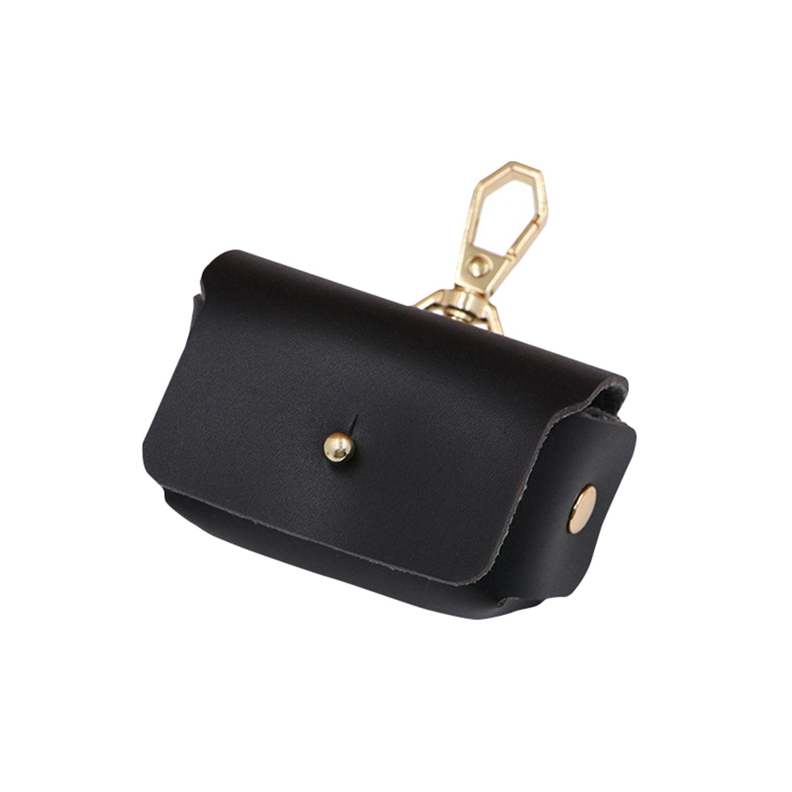 

Персонализированная кожаная коробочка для помолвочного кольца питомца с гравировкой, подходит для свадеб и повседневного использования One Size чёрный