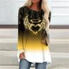 S-5XL Women Autumn and Winter Clothes Casual Long Sleeve Tops Ladies 3D Printed Shirts Loose Tunic T-shirts Pullover Blouses