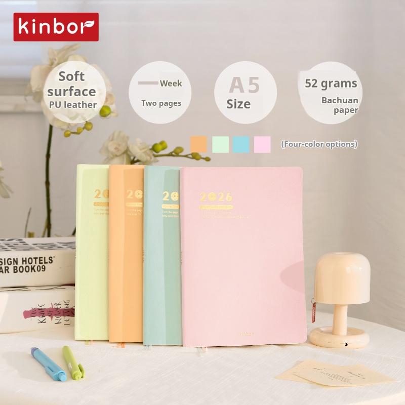 Kinbor Time Management Planner A5 Planner 52g Japan Tomoe River Paper Smooth Writing Efficiency Notebook Time Management