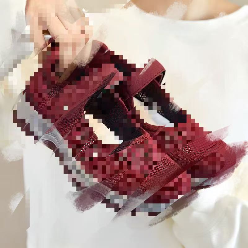 Mom shoes spring new breathable casual single shoes soft-soled walking shoes light and comfortable women's shoes