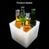 Ice Bucket Waterproofing LED Color Changing 3.5L Large Capacity Beer Bucket Beverage Chiller Bin