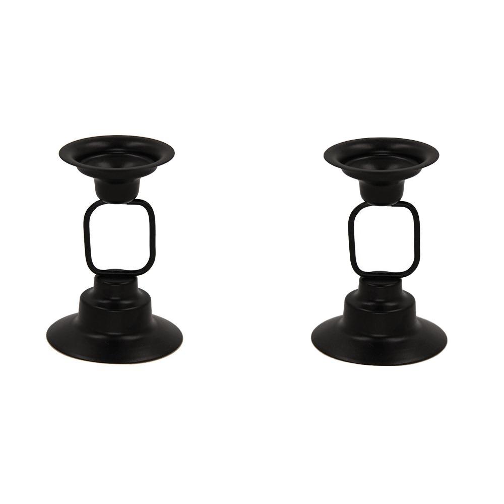 

2 шт./комплект изысканная полая подставка для свечей уникальный прочный подсвечник во французском стиле простой в использовании настольный подсвечник