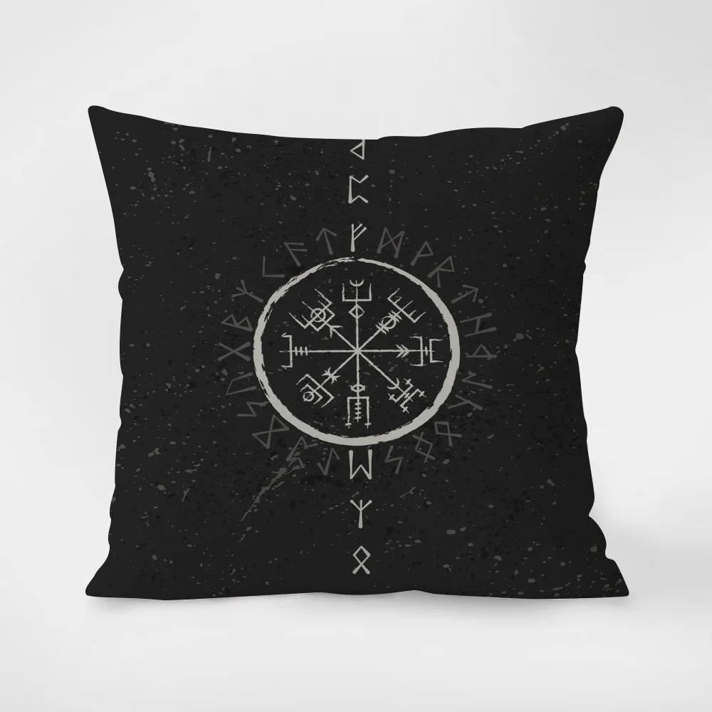 Retro Magic Circle Print Pillowcase Interior Decoration Office Living Room Home Pillowcase