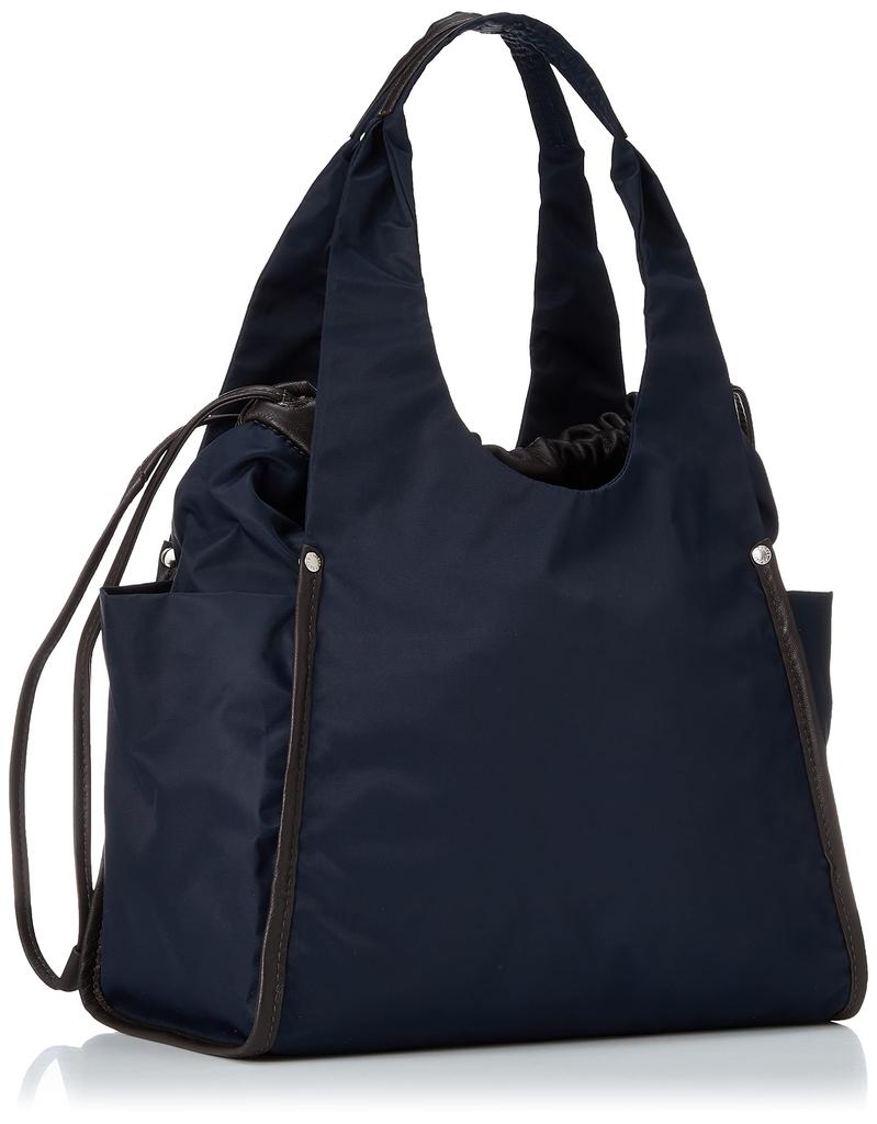 Tote Drawstring X Sheep Mini Navy [Isaac] Bag, Leather, Tote, Women's, (66)