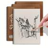 2 Pcs High-Quality Sketchbooks - Thickened Drawing Paper, Super Thick and Smooth, Perfect for Art Student Sketching