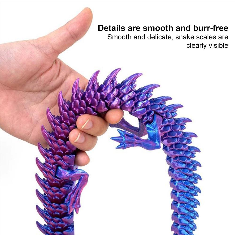 3D Mini Chinese Dragon Surprise Egg Articulated Movable Joint Tabletop Decoration Collectible Toy Gift for Home