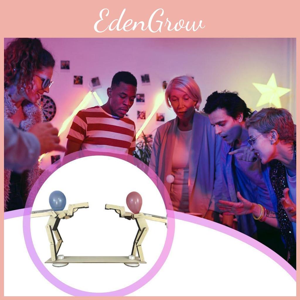 Manual Assembly Wooden Shooting Puppets Balloon Game Children Toys Set For Kids Birthday Gifts And Family Fun