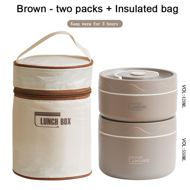 New Thermal Lunch Box Portable Japanese Style Bento Box Lunchbox Leakproof Food Container Microwave Oven Dinnerware for Students