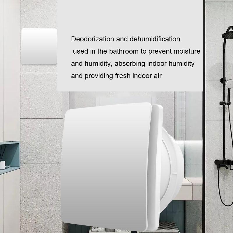 15W 4/6palcový vysokorychlostní odsávací ventilátor Kuchyňské okno Proud vzduchu Čištění vzduchu Ventilátor Toaleta Koupelna Ventilátor Odsavač