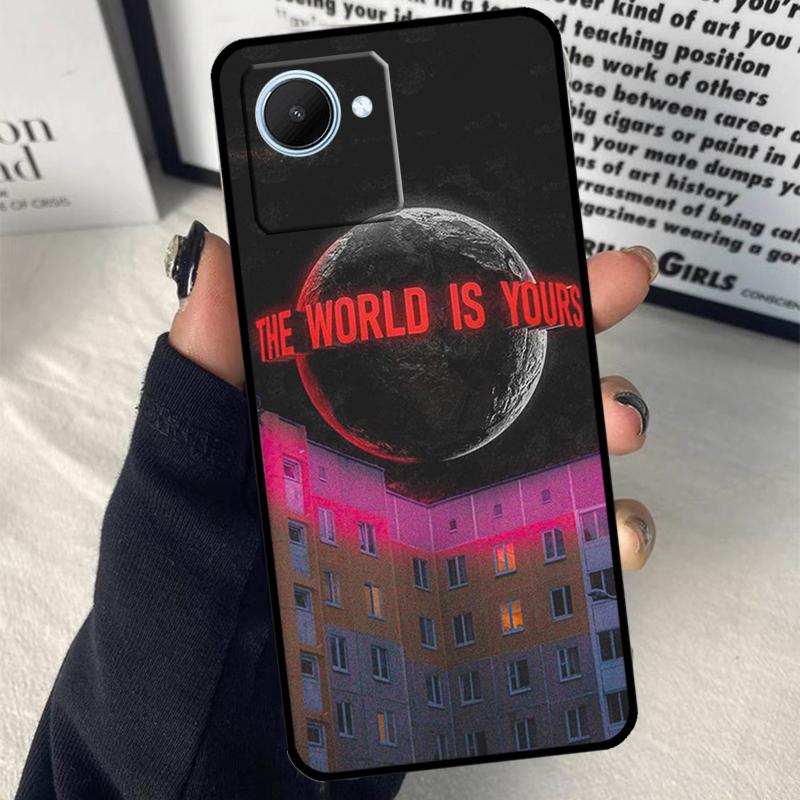 

Scarface The World Is Yours For Realme C55 C75 C67 C63 C51 C61 C53 C35 C65 C71 11 12 13 14 Pro Plus GT6 GT7 15 Pro Case Realme C61