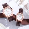 Fashion Couple Quartz Wristwatch Luxury Women Leather Strap Quartz Wrist Watches Women Business Casual Clock Relogio Feminino