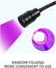 LED 10W Desktop Eyelash Lamp with Pedal Switch, for Eye Lash Extension Nail Glue Curing, Adjustable Light Focusing