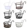 Metal Flower Pots Stand Simple Potted Plant Rack Patio Garden Hanging Basket  Bedroom