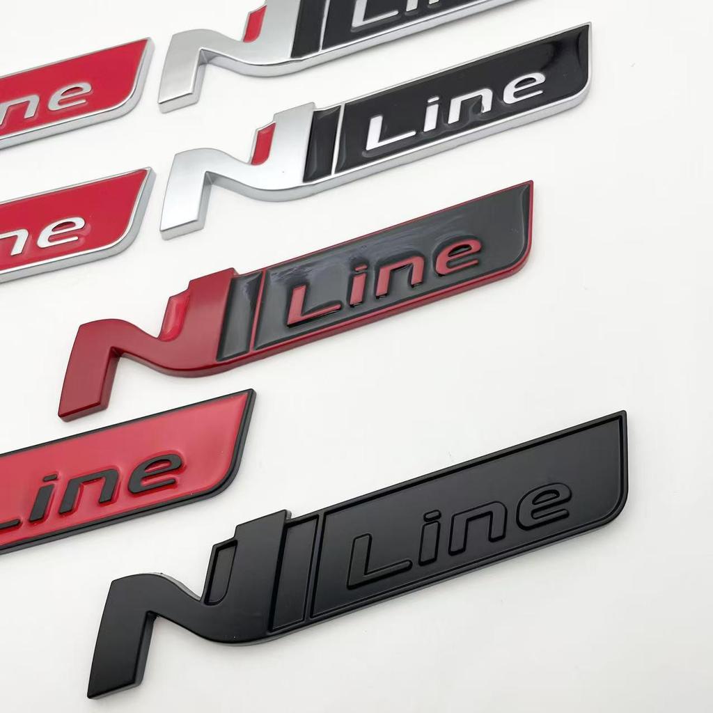 Hyundai Elantra Nline Sport Metal Car Emblem for Side or Tail Modification