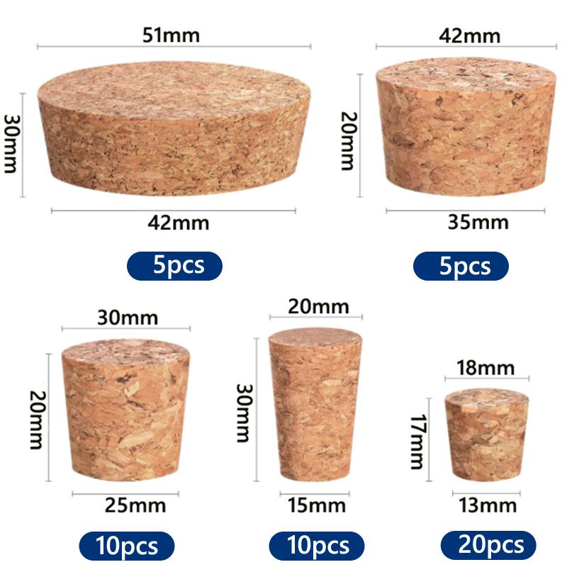 Weinkorken Korken Weinstopfen Wiederverwendbar Funktionell Tragbar Verschlussstopfen für Flasche Barwerkzeuge Küchenzubehör