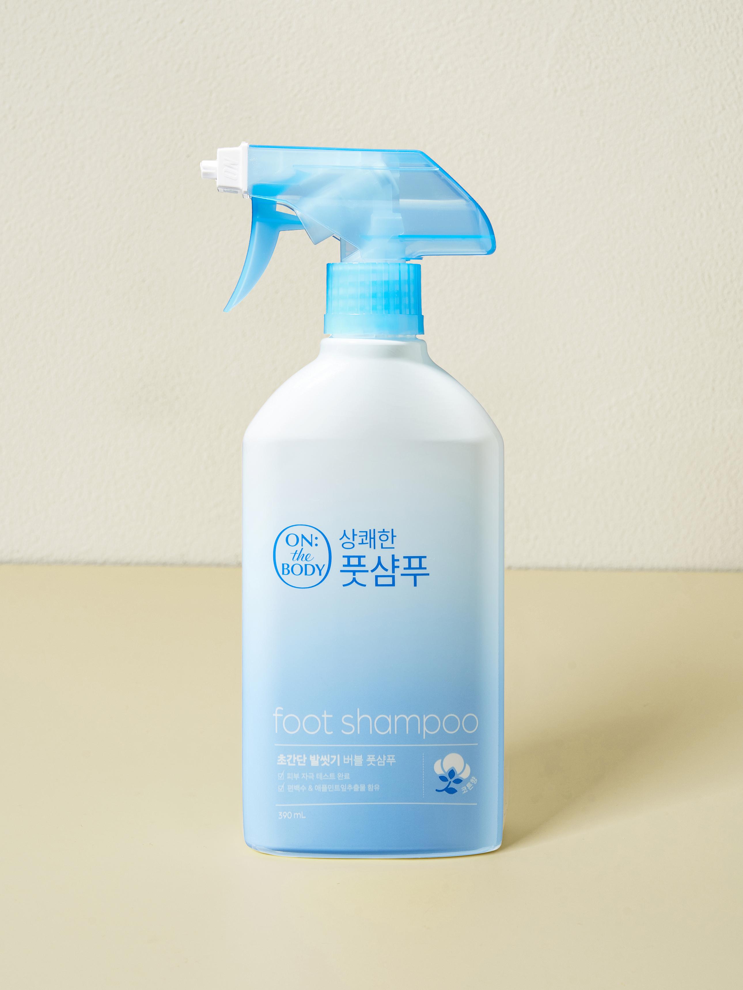 On The Body Cotton Scent Foot Shampoo 390ml 1ea