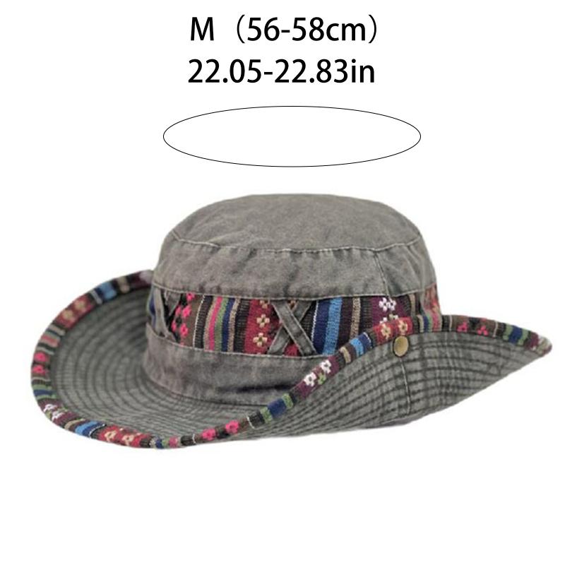 Spring Summer Washed Denim Outdoor Leisure for Sun Cowboy Cap Women Cotton Breathable Washed Denim Adjustable Cycling Ca