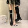 Boots Women's Autumn 2025 Versatile Skinny Retro Temperament Thickness High Over Knee Fashion Boots